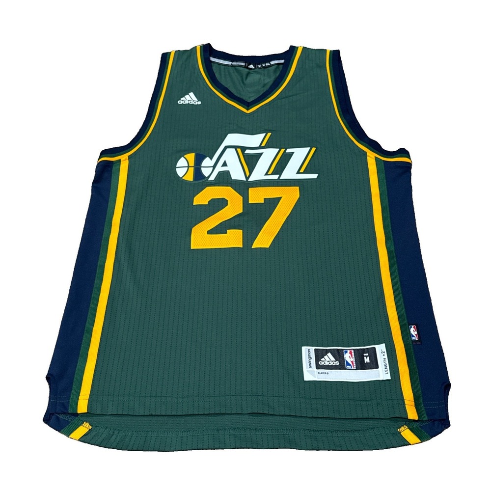 NBA Utah Jazz Rudy Gobert 2016 Adidas Alternate Green Jersey Men's Size Medium